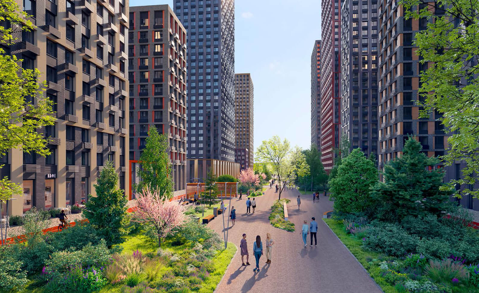 Благоустройство двора от застройщика